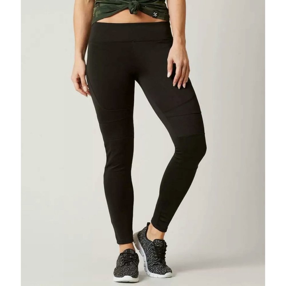 AFFLICTION MOTO SPEED LEGGING Black Biker MMA